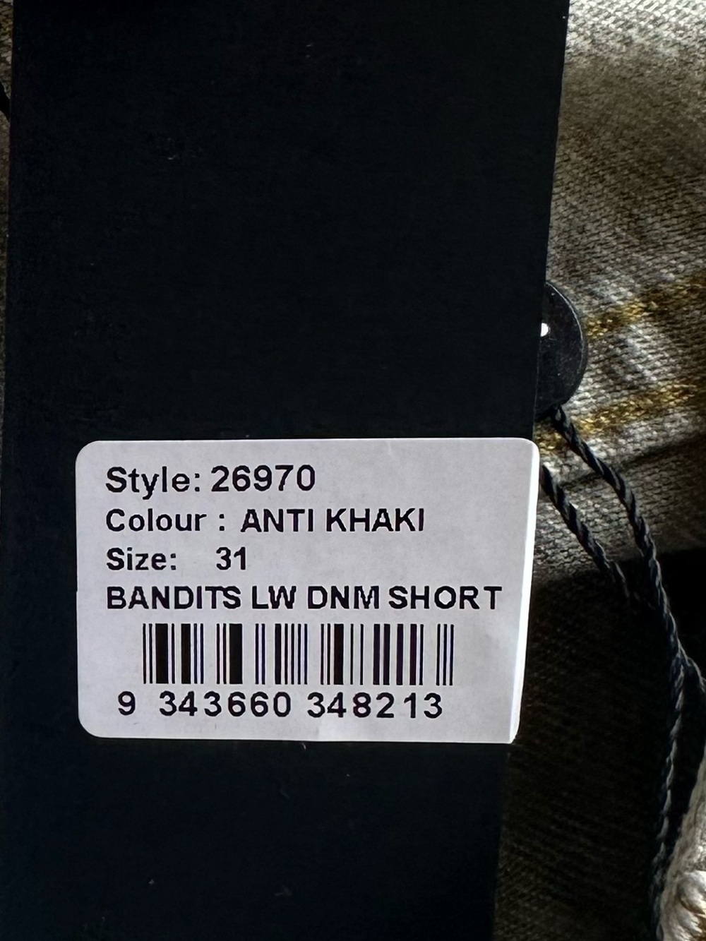 NWT one teaspoon Bandits Low Waist Denim Shorts Antique Khaki boho free people - Picture 11 of 11